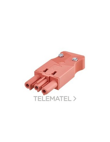 CONECTOR RÁPIDO AÉREO H 3P ROJO