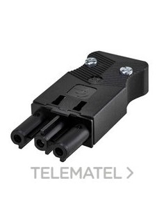 CONECTOR RÁPIDO AÉREO H 3P GRIS GRAFITO