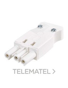 CONECTOR RÁPIDO AÉREO H 3P BLANCO NIEVE
