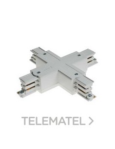 CONECTOR EN CRUZ CARRIL GRAFITO
