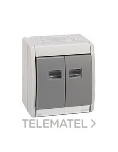 CAJA VACÍA SIMON AQUA TECL.DBL.IP55 GR