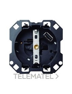 BASE SIMON 100 SCHUKO CON CARGADOR