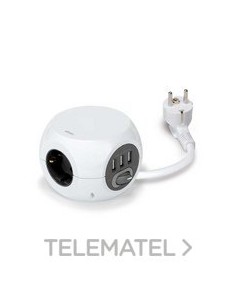 BA.MULT.COMBIBALL 3 T.16A+3 PTO.USB 2,4A