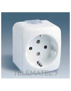 BASE ENCHUFE 3P+N+TT LATERAL 20A