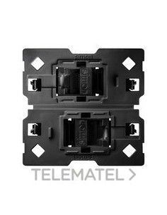 ADAPTADOR SIMON 100 2 CTR.RJ45 CAT6 2M