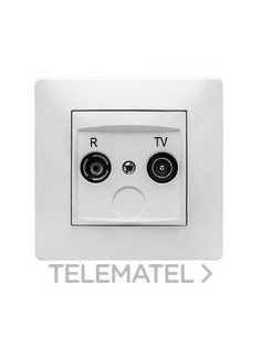 TOMA R-TV HABITAT15 BLANCO (BLÍSTER)