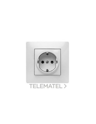 TOMA CTE.HABITAT 15 16A 250V BL(BLIS.)