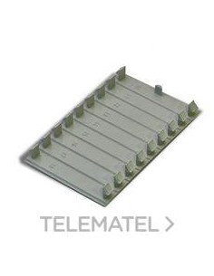 TAPA CIEGA 4 EL.COLOR BN(BO 6u)