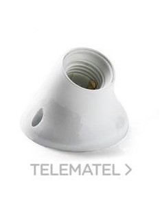 PORTALÁMPARAS ZÓCALO CURVO E-27