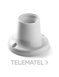 PORTALÁMPARAS ZÓCALO RECTO E-27