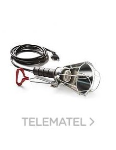 PTL.100W CABLE/CLAVIJA+PINZA 5m