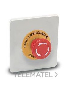 PLACA CON PARO EMERGENCIA