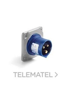 CLAVIJA CUA.RTA.500V IP44 75x75 2P+T 16A