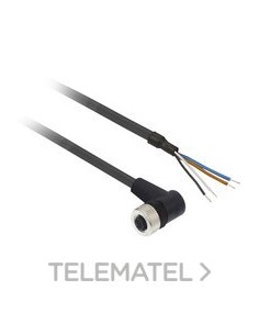 CONECTOR XZCP1241L2 M12 ACODADO