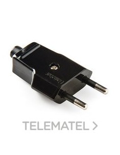 CLAVIJA 10A-250V DE COLOR NEGRO