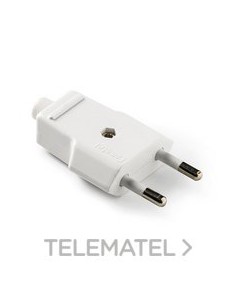 CLAVIJA 10A-250V DE COLOR BLANCO