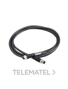 CABLE MODBUS IP67 M12 MARFIL BLINDADO 5m