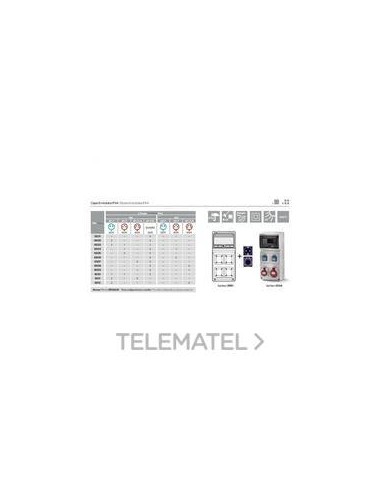 CAJA 8 ELEMENTOS 1 TOMA 3P+N+T 16A 380V