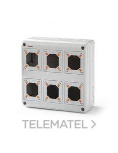 CAJA 330x330x130 6 MOD.ACQUA COMBI IP-65