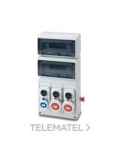 CAJA 26 EL.16A 250V 1 T.INTBLOC.2P+T