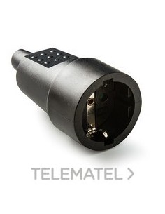 BASE TT LAT.16A-250V CAUCHO TPLAST.