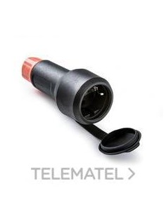 BASE TT 16A 250V TP.NG PRENSAESTOPA