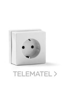 BASE SUPERFICIE TT LAT.10A-250V COLOR BN