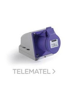 BASE PARED 3P 16A 40-50V (50/60Hz) IP44
