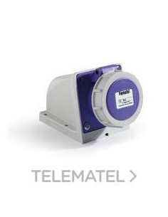 BASE PARED 2P 16A 20-25V (50/60Hz) IP67