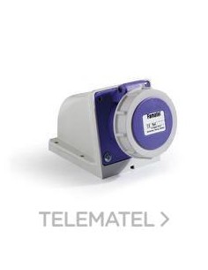 BASE PARED 2P 16A 20-25/40-50V IP67