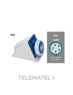 BASE MURAL SERIE 11 3P+N+T 16A 230V IP67