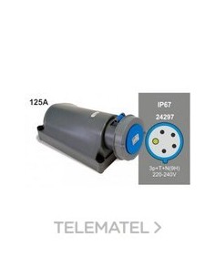 BASE MUR.11 3P+N+T 125A 230V IP67