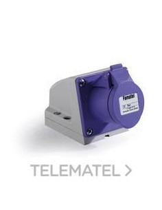 BASE PARED 2P 16A 20-25/40-50V DC IP44