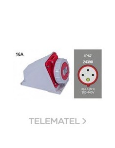 BASE MUR.IP67 11 16A-380/415V 3P+T