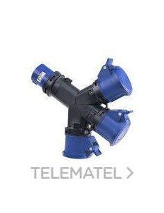 BASE MULT.IP44 32A-380/415V 3P+N+T 13