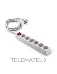 BASE MULT.ECO.6 T.INT.TT LAT.16A 250V 3m