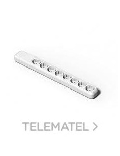 BASE 8 TOMAS TT 16A 250V BLANCO