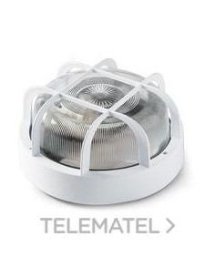 APLIQUE REDONDO E-27 60W DE COLOR BLANCO