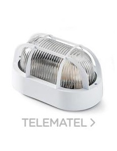 APLIQUE OVAL E-27 60W DE COLOR BLANCO