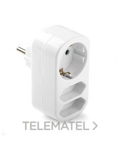 ADAPTADOR TRIPLE TT 16A 250V