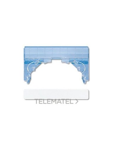 PORTAETIQUETAS AS 53,5x10mm CON MARCO