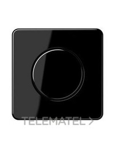 PLACA BOTÓN DIMMER CD500 NEGRO