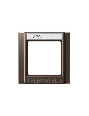 MARCO SIMPLE CON REGLETA 81x81mm MOKKA