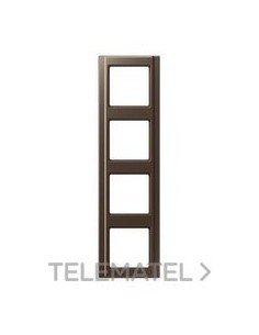 MARCO EMBELLECEDOR TRIPLE 81x294mm MOKKA