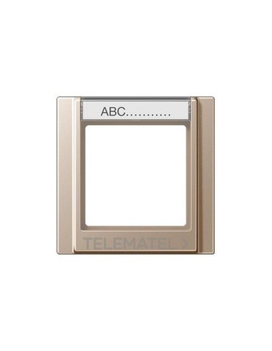 MARCO SIMPLE CON REGLETA 81x81mm CAVA