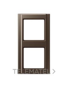 MARCO EMBELLECEDOR DOBLE 81x152mm MOKKA