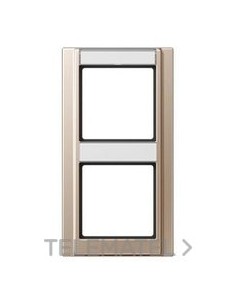 MARCO DOBLE CON REGLETA 81x152mm CAVA