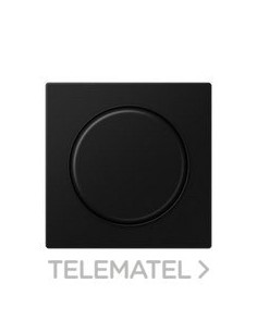 CUBIERTA CON BOTÓN DE MANDO A NEGRA MATE