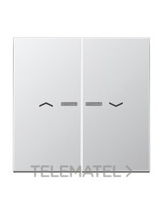 TECLA PULS.KNX 2 FASES VISOR+FLECHA Al