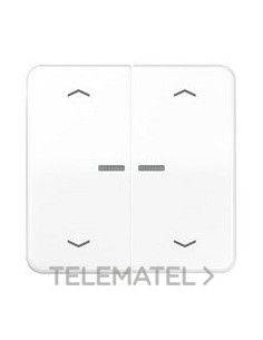 TECLA DBL.PULS.FIJ.CD500 VISOR+FLECHA BL